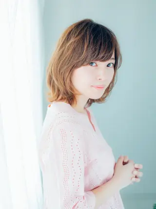 ミディアム 宮里 萌々のヘアスタイル