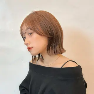 ショート カラー ヘアアレンジ 🌱ボブ/レイヤー/ ベージュ/あやみ✨のヘアスタイル