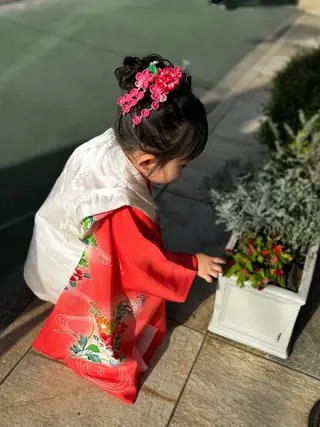 ヘアアレンジ キッズ 本多 美羽のヘアスタイル