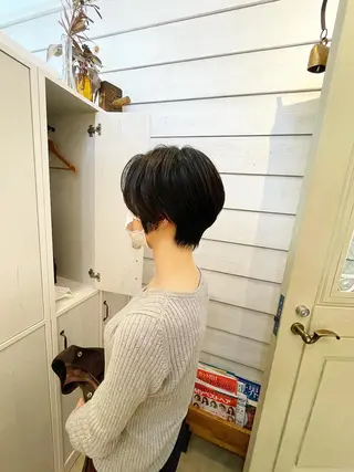 ショート newline銀座所属・👑銀座ショート/ 絶壁補正/金子涼👑のヘアスタイル