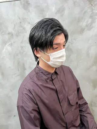 ショート メンズ 木村陸弥 似合わせ 透明感カラー🌿のヘアスタイル