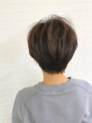 ショート カラー 🎁無料カットカラー 📷撮影モデル募集✨のヘアスタイル