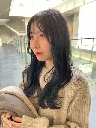 セミロング 栄　mighty by H所属・不破一輝/栄/矢場町 ボブ/レイヤー/艶髪のヘアスタイル