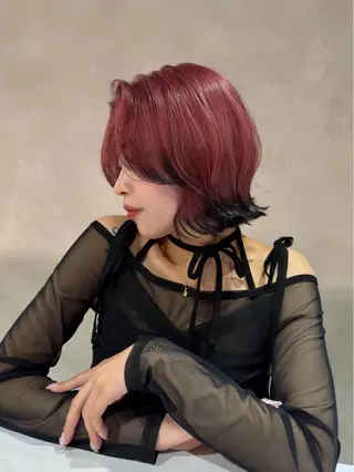 ショート 🍎森貝洋亮🍎 ブリーチカラー特化のヘアスタイル