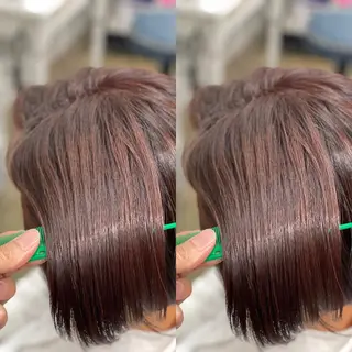 ミディアム カラー Snaly カラー特化ページのヘアスタイル
