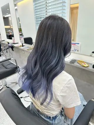 ロング カラー ヘアアレンジ 久米 治仁のヘアスタイル