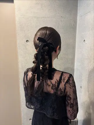 ロング カラー ヘアアレンジ noa ☪︎のヘアスタイル