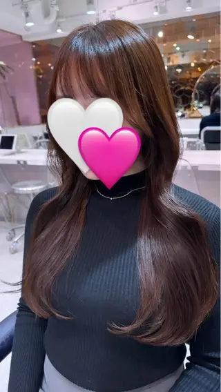 ロング 🎀しゅな/韓国 レイヤー/透明感♡のヘアスタイル