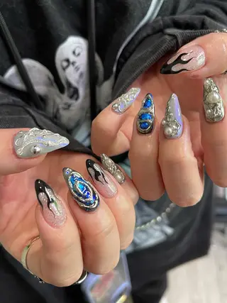 ネイル 8113 海外/y2k/韓国のネイルデザイン