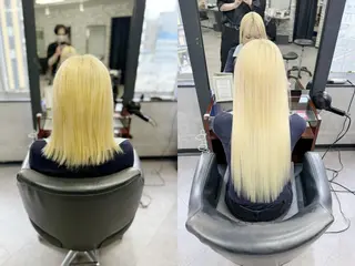 ロング 💎馴染むエクステ ×カラーTOMO💎のヘアスタイル