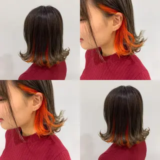 セミロング カラー 🌻Insta指名 NO.1🌻Shoのヘアスタイル