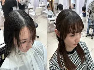 ミディアム 【髪質改善】 美髪/久岡徹也のヘアスタイル