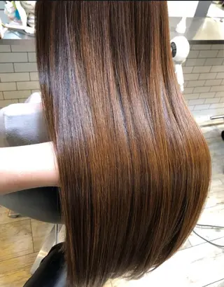 ロング レイヤーブリーチ特化 ホワイト専門/岸のヘアスタイル