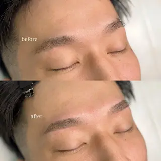 メンズ アイブロウ jiem5 𝐦𝐚𝐧𝐚🎀のマツエク・マツパデザイン