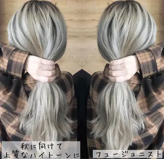 ロング カラー テトネ タカシのヘアスタイル