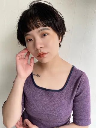 ショート 🍃透明感スタイル ｙｕ-ｋａ🍃のヘアスタイル