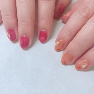 カラー ネイル Cozy_ ilumのネイルデザイン