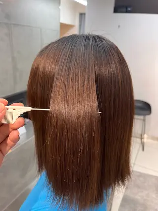 ミディアム 💫ハイトーンボブ/ HARU💫のヘアスタイル