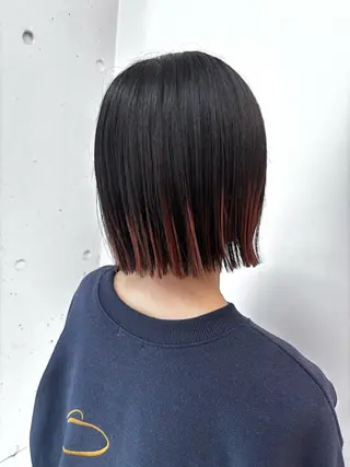 ミディアム みぞぐち じゅりのヘアスタイル