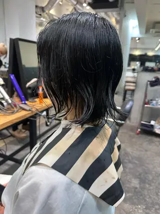 ミディアム 大江 海斗のヘアスタイル