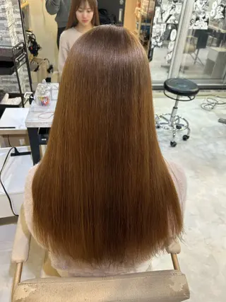 ロング 荻野 ひなのヘアスタイル