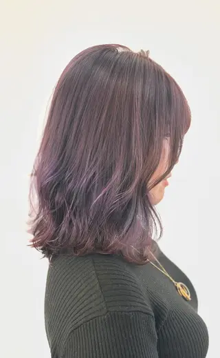 セミロング カラー Atem ☀️大町店のヘアスタイル