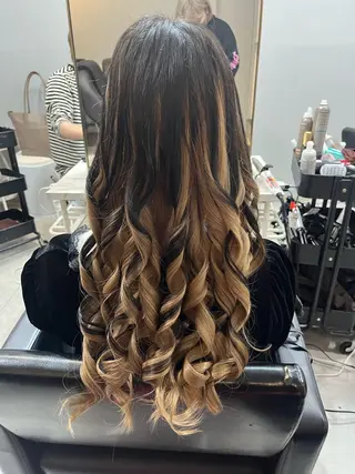ロング ヘアアレンジ 🎀透明感 カラー🎀ミズキのヘアスタイル
