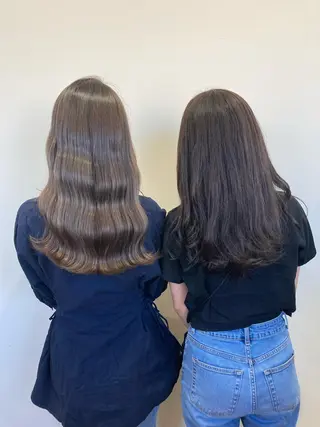 ロング 梅山 美侑のヘアスタイル