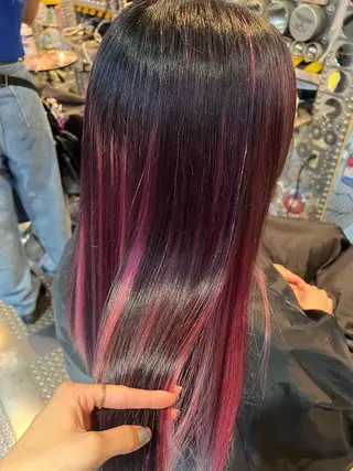 セミロング カラー ヘアアレンジ キッズ Hair Salon ADNESS所属・KOYA ｺﾔのヘアスタイル