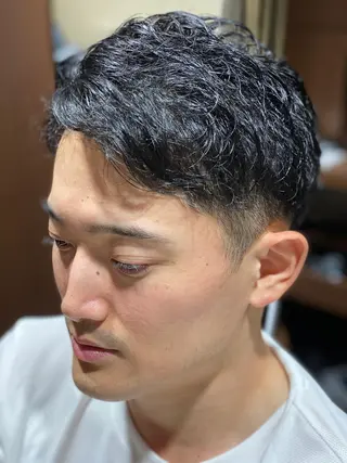 ショート メンズ HIRO GINZA barber shop神楽坂店所属・波岡 萩斗のヘアスタイル