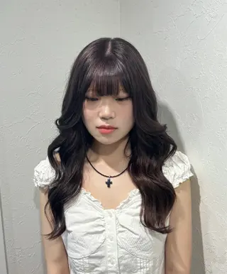 ロング カラー ハイトーン/レイヤー /艶カラー🎀のヘアスタイル