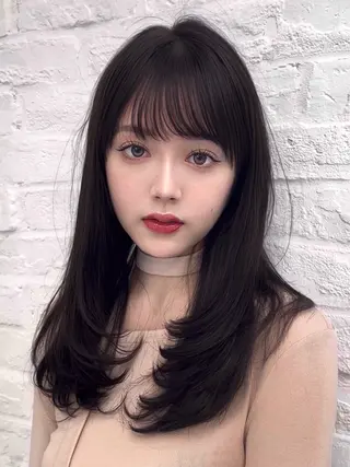 セミロング カラー パーマ ヘアアレンジ 韓国ヘア×2way 🇰🇷和知拓郎のヘアスタイル