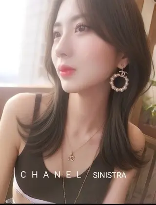 ミディアム sinistra シニストラ　足利山下店所属・再来率94％原宿足利 表参道★シニストラのヘアスタイル