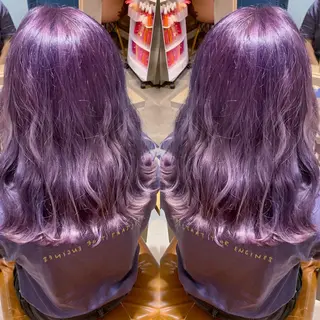 ミディアム カラー 韓国🇰🇷 ✂︎hair 内田愛のヘアスタイル