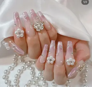 ネイル ETERNA Nail 銀座店【パラジェル/フィルイン/チップ長さだし/マグネット/ニュアンス】所属・ア カリのネイルデザイン