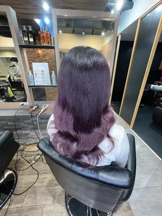 ロング カラー ヘアアレンジ 横浜/エクステ特化× 艶カラー/あいかのヘアスタイル