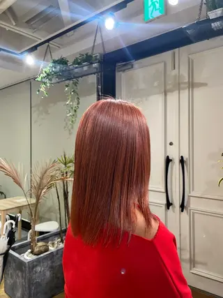 セミロング カラー 今井 凜のヘアスタイル