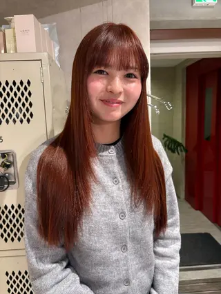 カラー 透明感カラー/海外風 レイヤー/mao🗽のヘアスタイル