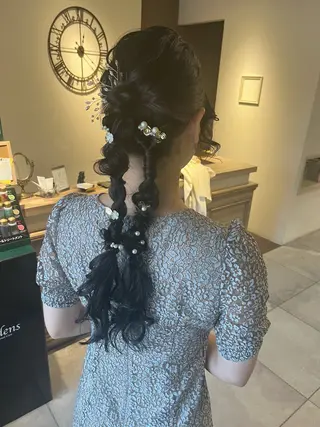 ロング ヘアアレンジ 川越 輝梨奈のヘアスタイル