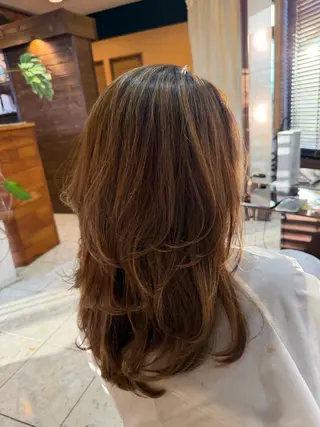 ロング 鎌田 一徳のヘアスタイル