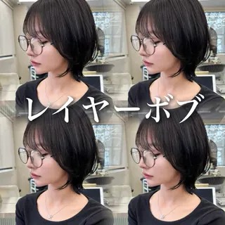 ミディアム カラー ウメダナオヤ/ くびれヘア✨のヘアスタイル