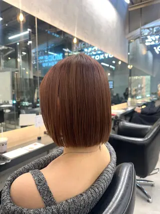 ショート Misora/ボブ/ レイヤー/艶カラーのヘアスタイル