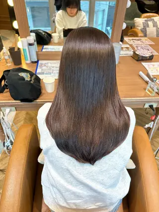 セミロング レイヤーカット/艶カ ラー/chihiroのヘアスタイル