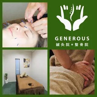 GENEROUS鍼灸院＊整骨院所属・西葛西駅徒歩2分🚃 柔道整復師🪡鍼灸師のエステ・リラクイメージ