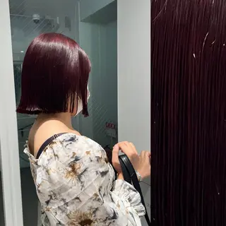 ミディアム カラー ヘアアレンジ stylist ◎RUKI.のヘアスタイル