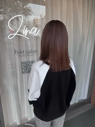 セミロング 酸性ストレート 青木優磨のヘアスタイル