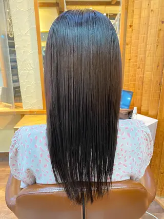 セミロング カラー パーマ ヘアアレンジ メンズ キッズ ネイル マツエク・マツパ emu所属・🌈髪質改善・美髪矯 正・平野瀬乃🌈のヘアスタイル