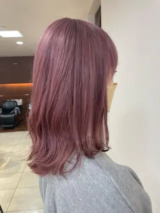 セミロング カラー ヘアアレンジ 【Sweep】おじま のぞみのヘアスタイル