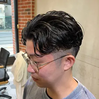 ショート パーマ メンズ 梅田/メンズ専門 ／加地光尊のヘアスタイル