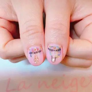 ネイル La neige* yuki 🥯🍑のネイルデザイン